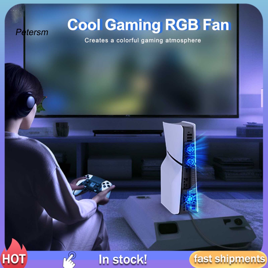 PP Powerful Ventilation Performance for Ps5 Slim Cooling Fan for Ps5