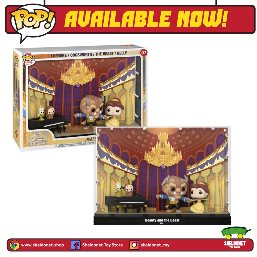 Funko Pop! Moments Deluxe: Beauty And The Beast - Tale As Old As Time ...