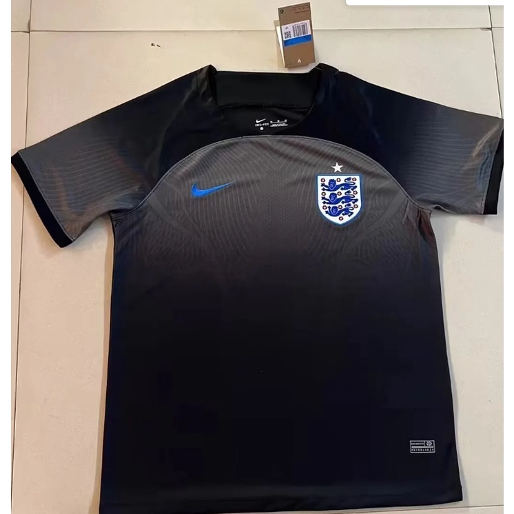 Fan question] England jersey 2023 black classic casual sports tight  football shirt