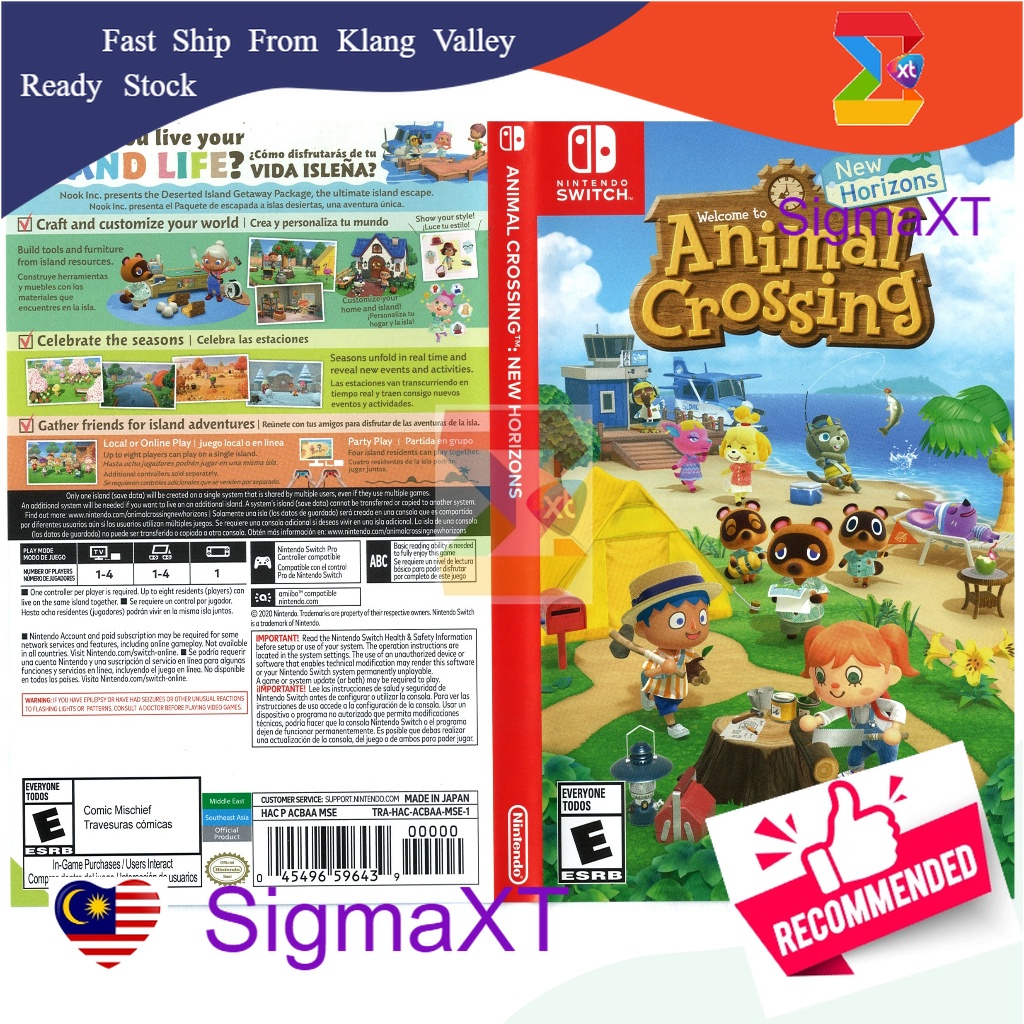 Acnh Animal Crossing New Horizons Nsw Animal Crossing New Horizons