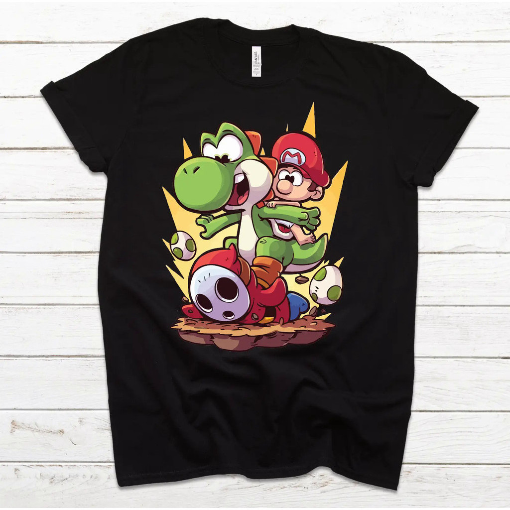 Yoshi smash, yoshi T-Shirt, Jurassic Park, Nintendo T-Shirt, Nintendo ...