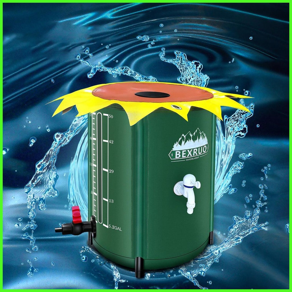 Rain Water Collection Barrel Folding Outdoor Water Storage Container ...