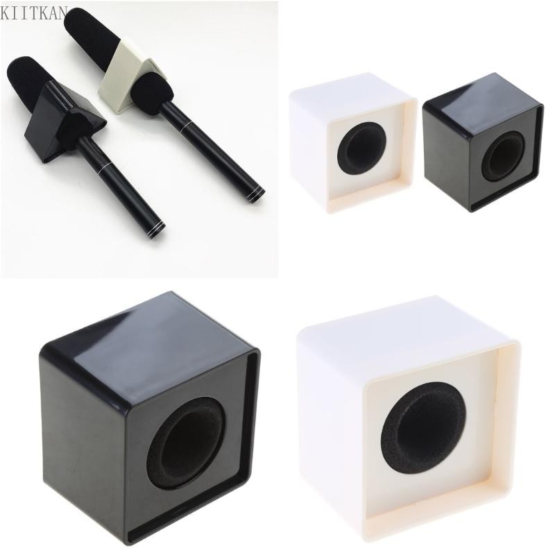 KIIK Microphone Logos Flag Station Square Shaped Interview KTV Mic ...