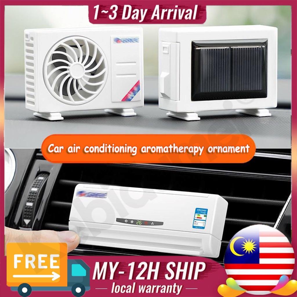 (Malaysia Stock) Kebidumei Car Diffuser Solar Air Conditioner Shape