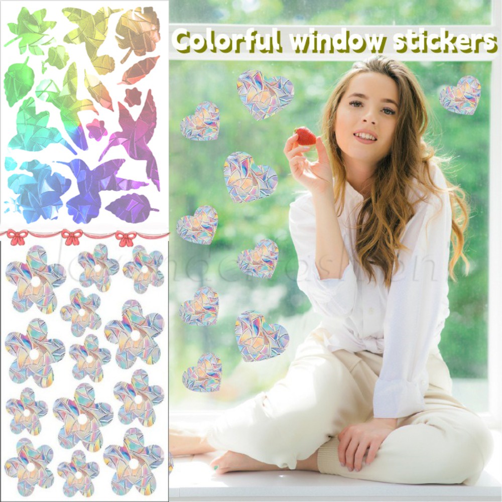 New Colorful Window Stickers / PVC Static Window Stickers / Suncatcher