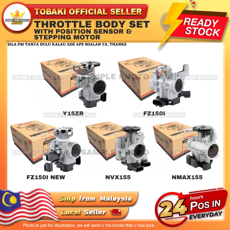 Y15ZR/ FZ150/ FZ150I NEW/ NVX155/ N MAX 155 TOBAKI THROTTLE BODY WITH