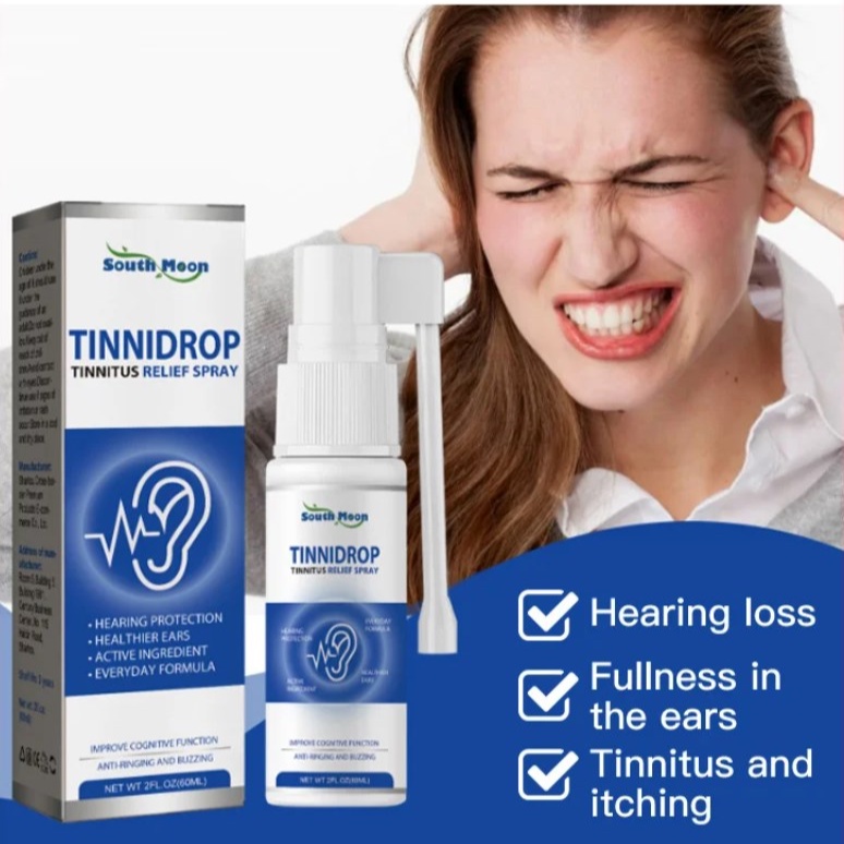 【Ready Stock】[Otitis/Tinnitus] Relief Spray Ear Health Care Ear Wax