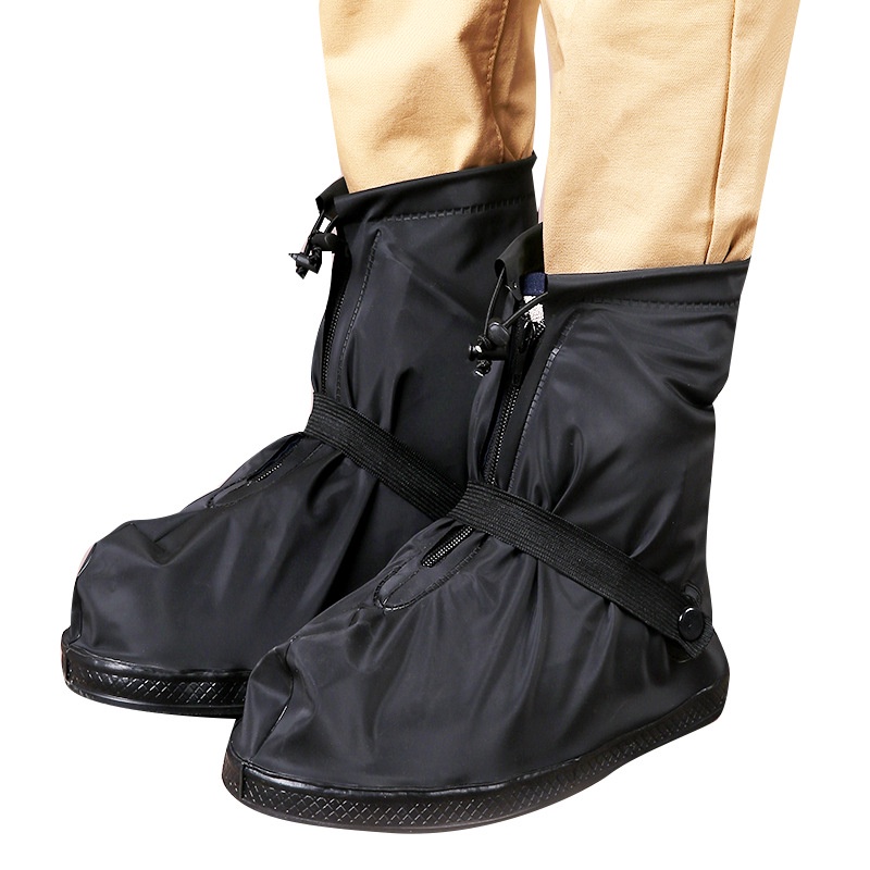 Rain Boot Shoe Cover Waterproof Anti Slip Motorcycle Sarung Kasut Hujan Rainy Season Essential