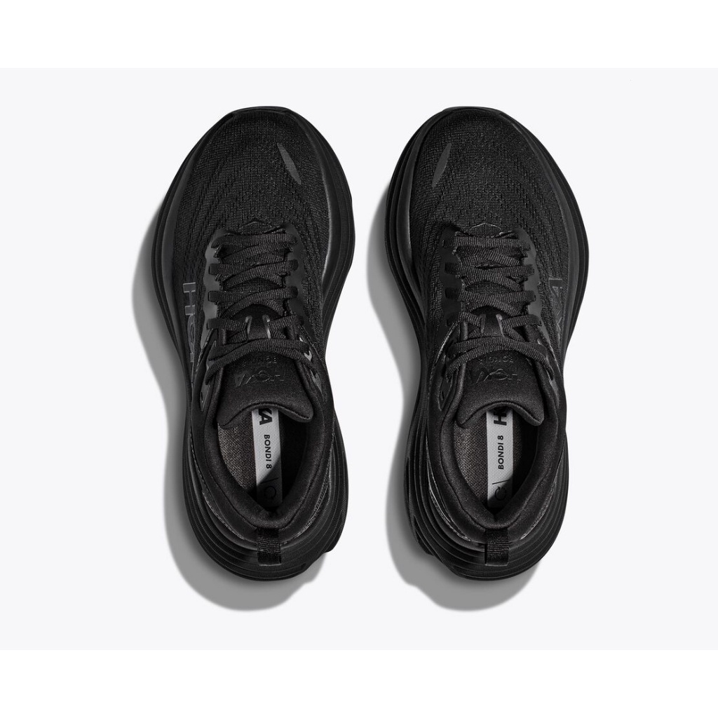 Hoka Bondi 8 X-Wide (4E) | Men's | Black / Black | Shopee Malaysia