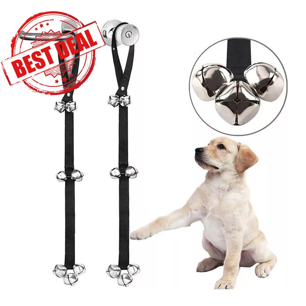 Pet Doorbell Funny Cat Toy Doorbell Pet Bell Rope Adjustable Doorbell