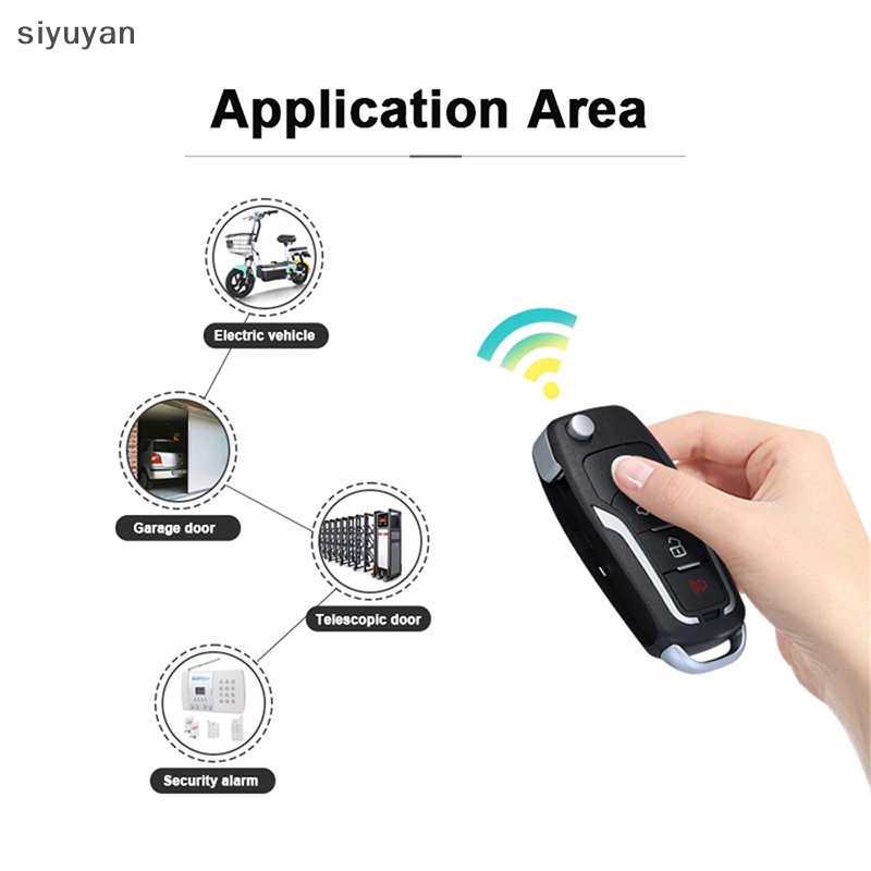 Si 433mhz Car Remote Control Key Smart Electric Garage Door Replacement