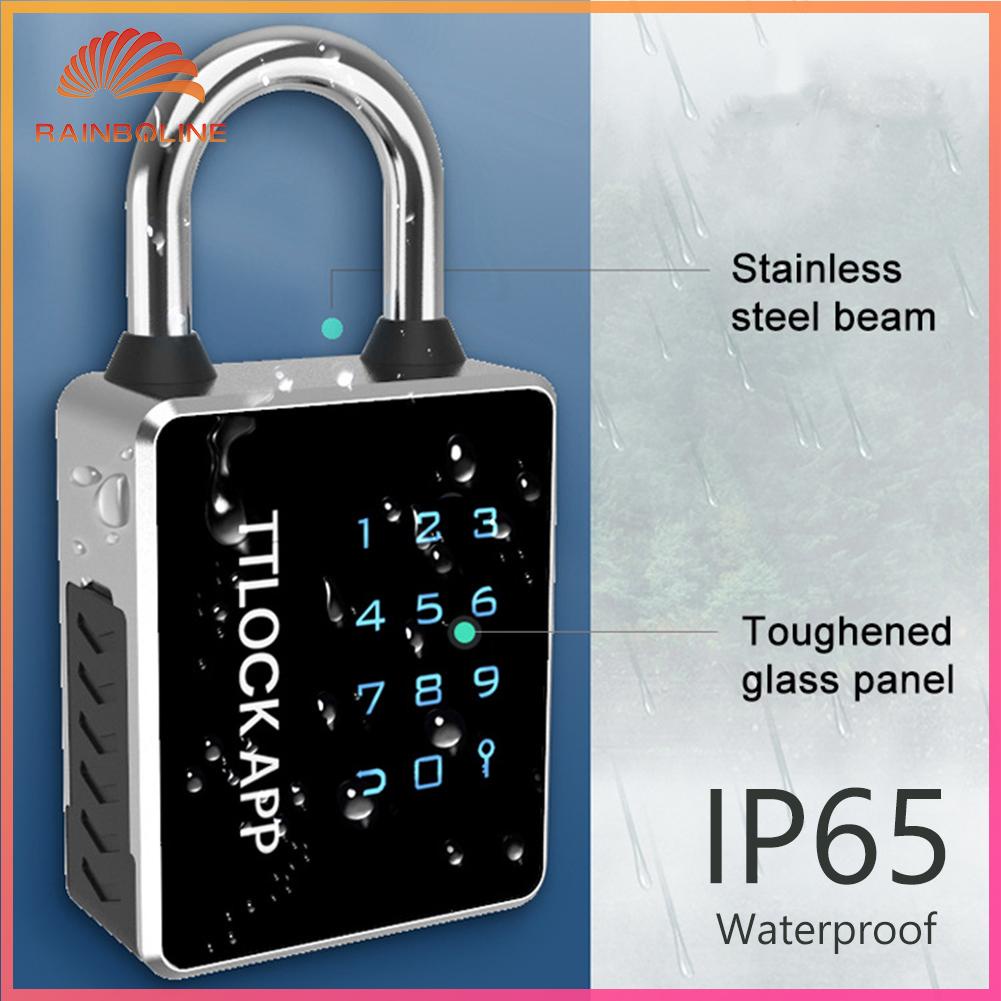 Rain Electronic Door Lock Batterypowered Fingerprint/Password Smart