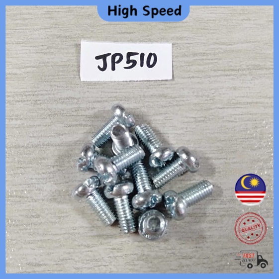 NO.8 JP510 SCREW 1.0CM 10MM BUNGA NO. 8 JP510 SKRU SAIZ 8 SKREW SIZE ...