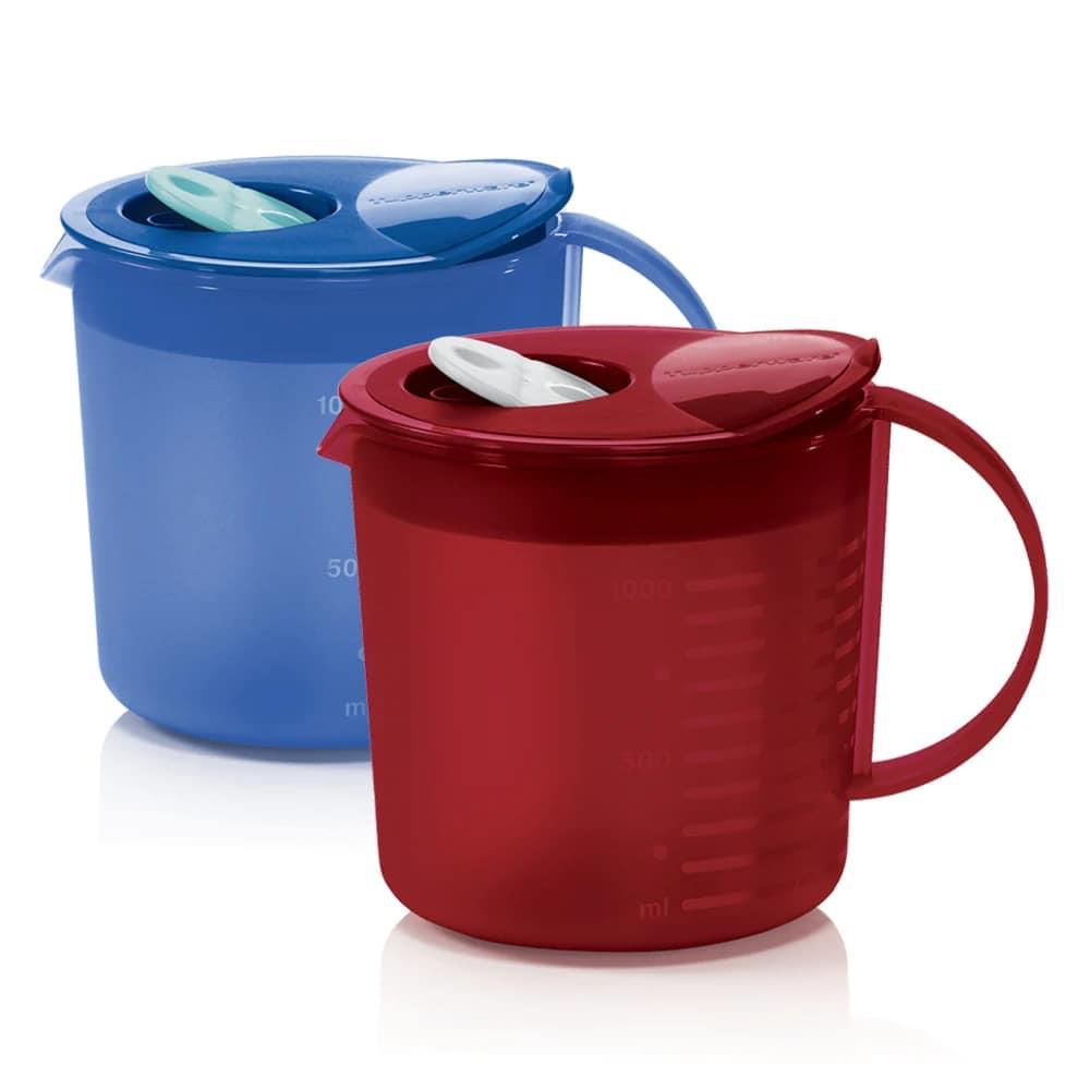 Tupperware CrystalWave Pitcher (1) 1.0L/ Water Jug/ Jar Air/ Water ...