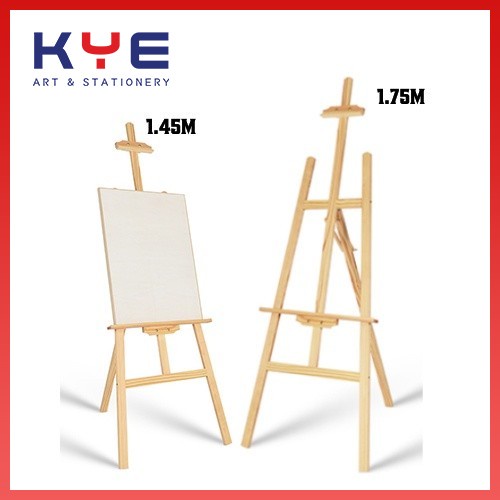 1.45m/ 1.75m Pine Wood Easel Stand Art Sketch Painting Poster Drawing ...