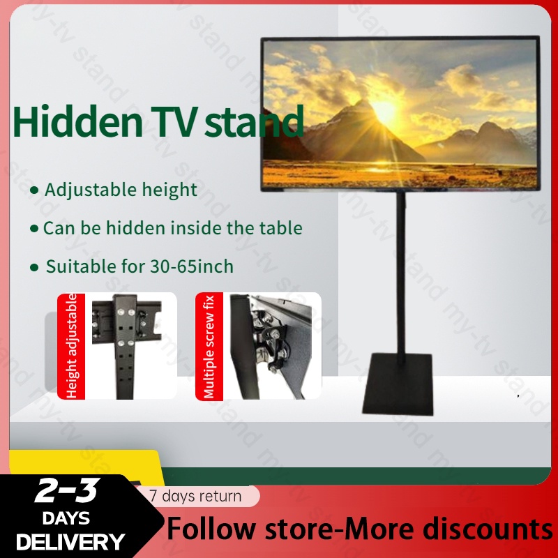 32”65” TV Monitor Stand Height Adjustable Universal TV Stand Can