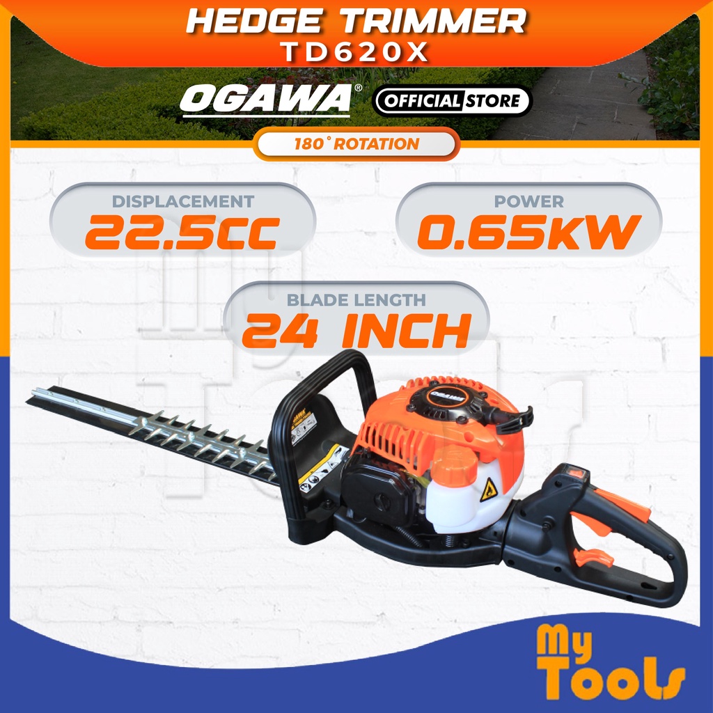 Mytools OGAWA Hedge Trimmer TD620X Powerful Garden Tool for Pruning ...