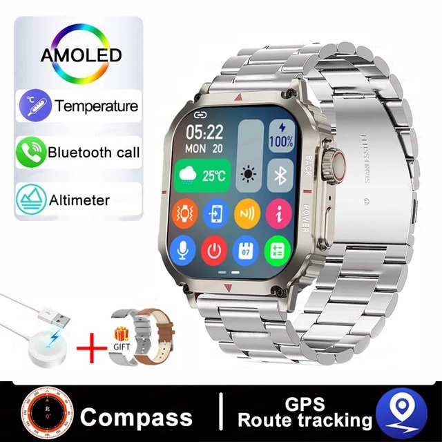 2024 New Smart DK66 Watch Men Military For Android IOS Heart Rate IP68   Sg 11134201 7rblx Lp9k4dec3r5ydf