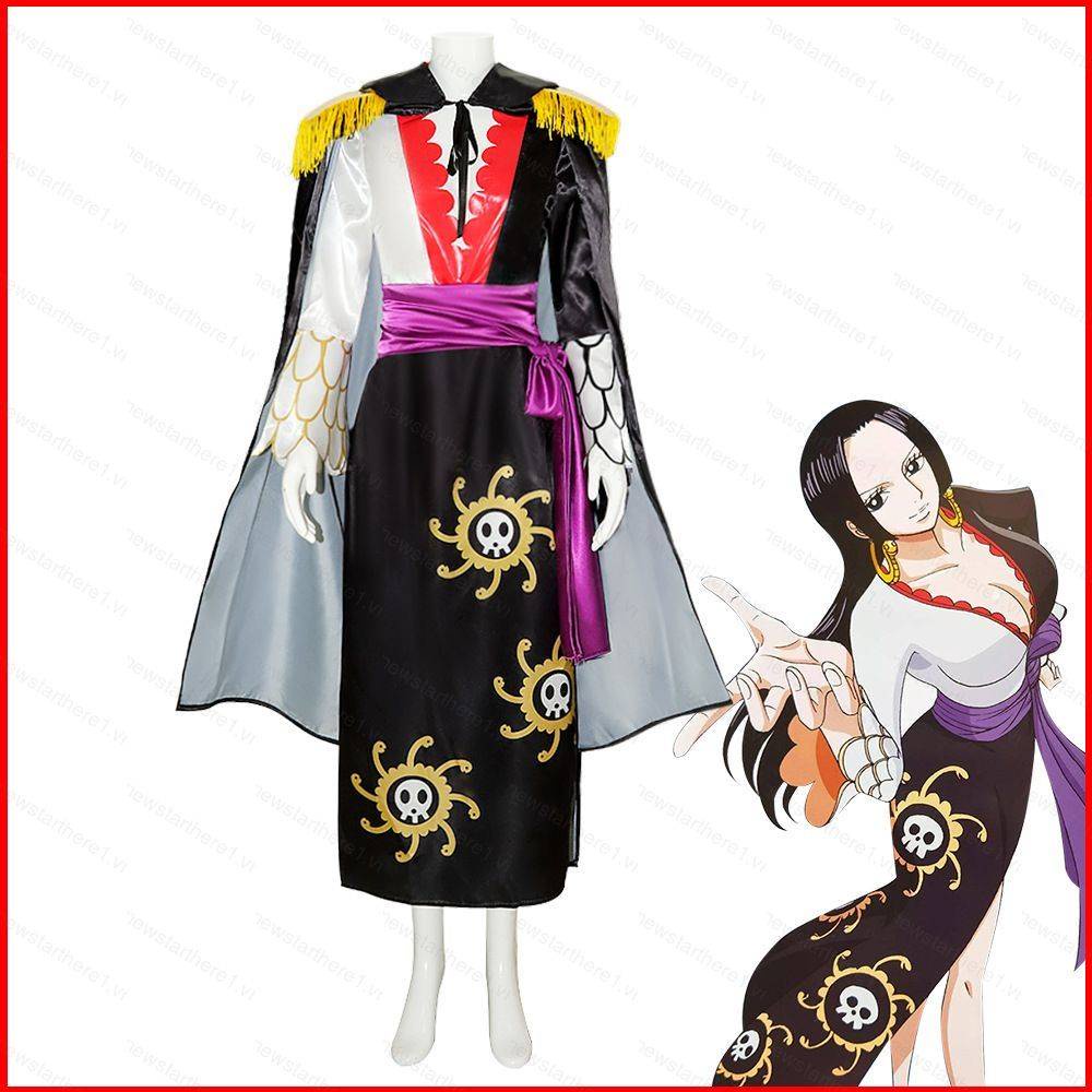 Ere1 Anime One Piece Boa Hancock Cosplay Cheongsam Costume Cloak Dress Women Cos Suit Halloween 9813