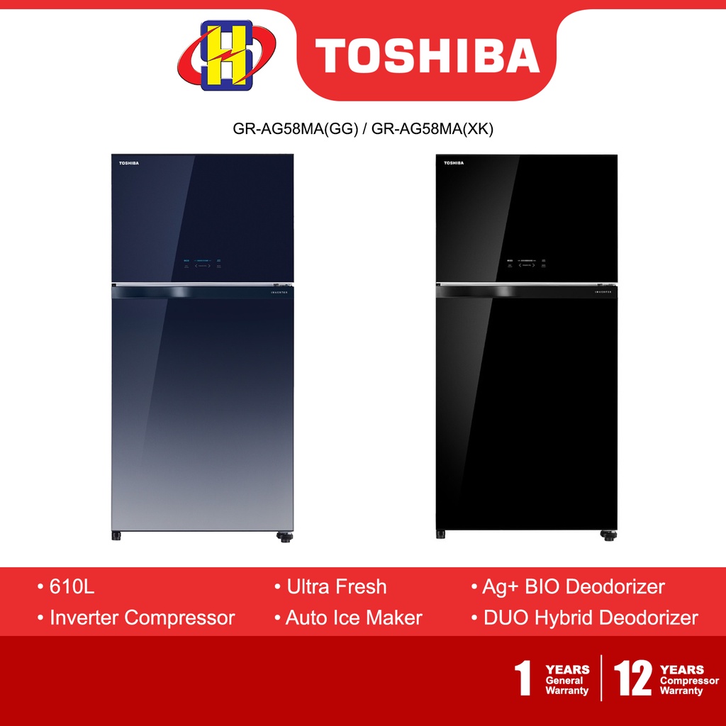 Toshiba refrigerator deals automatic ice maker