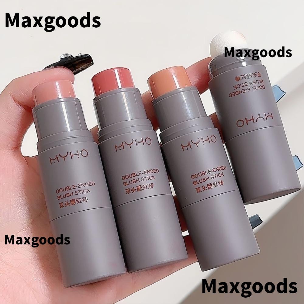 MAX Rouge Cream, Cheek Lip Tinted Matte Blush Lipstick, with Sponge Lip ...