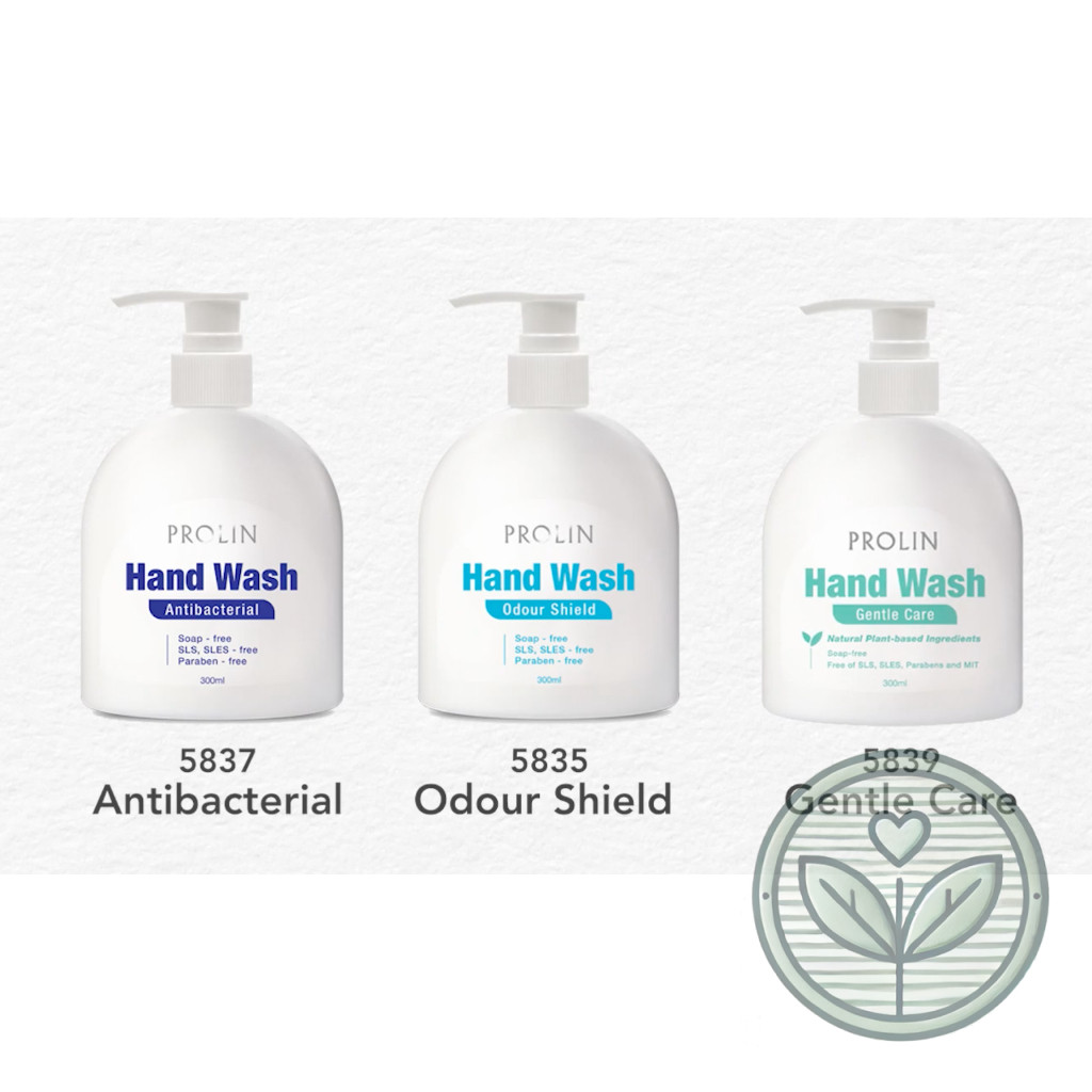 Prolin Gentle Care / Antibacterial / Odour Shield Hand Wash 300ml ...