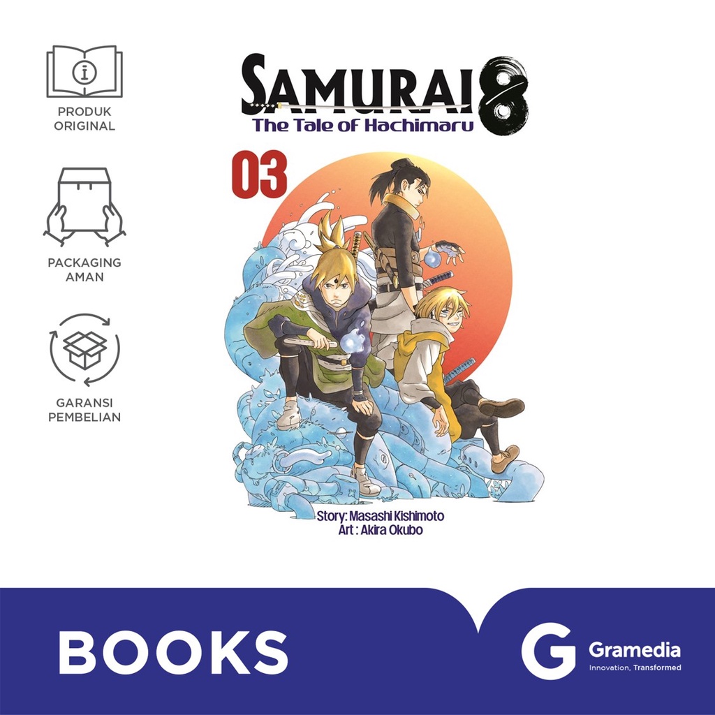 Samurai 8- The Tale Of Hachimaru 03 (MASASHI KISHIMOTO) | Shopee Malaysia