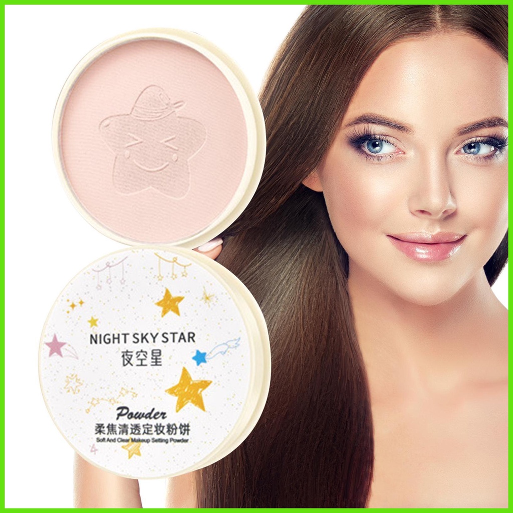 Pressed Powder Compact Long Lasting Mini Powder Face Powder Compact