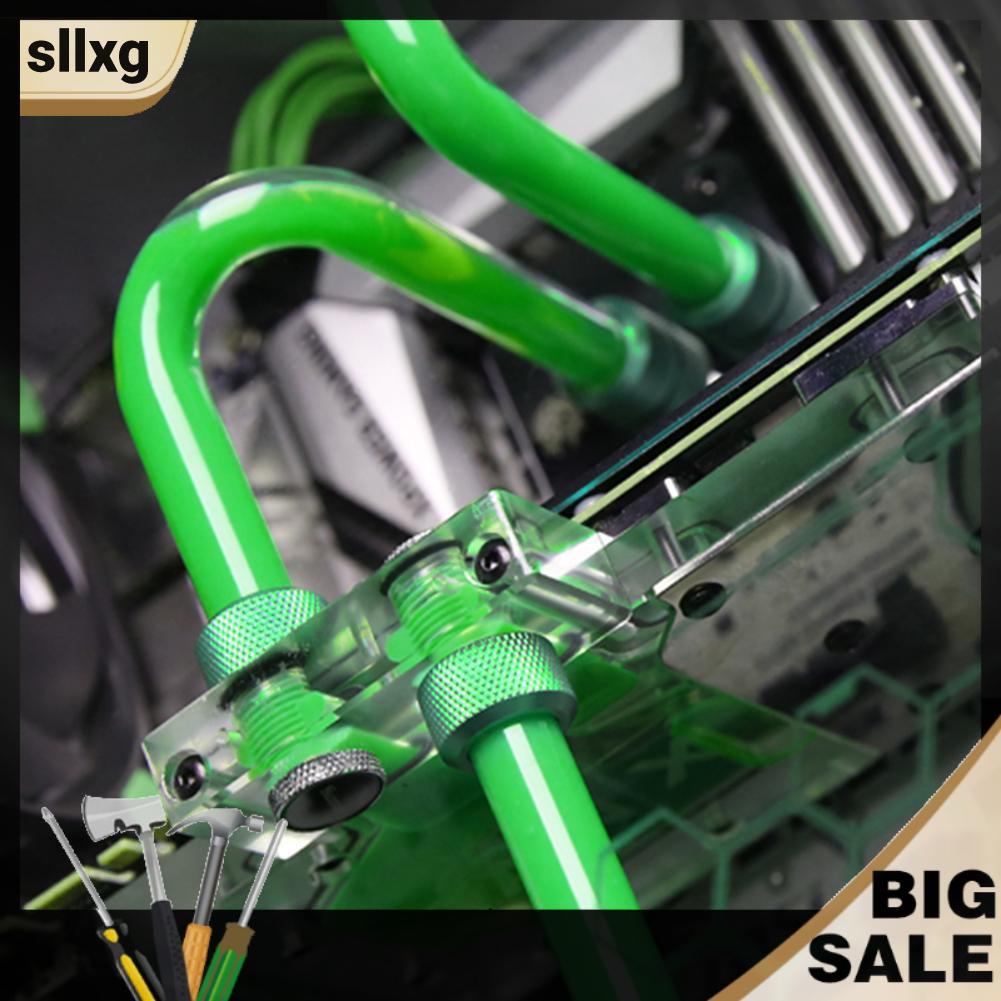 1PCS G1/4 Thread Flexible Tube Connector Brass TwoTouch Fitting for PC