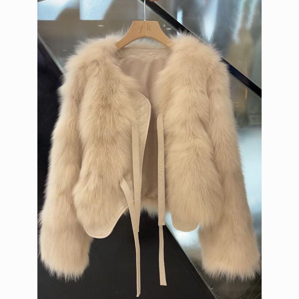 Winter Jackets for Women 2023 Imitation Fox Fur Coat Women Korean