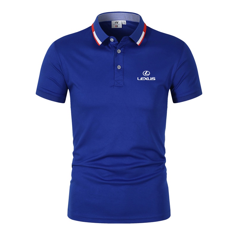 New Fashion Lexus Polo T Shirt Men s Short sleeve Golf Shirts Shopee Malaysia