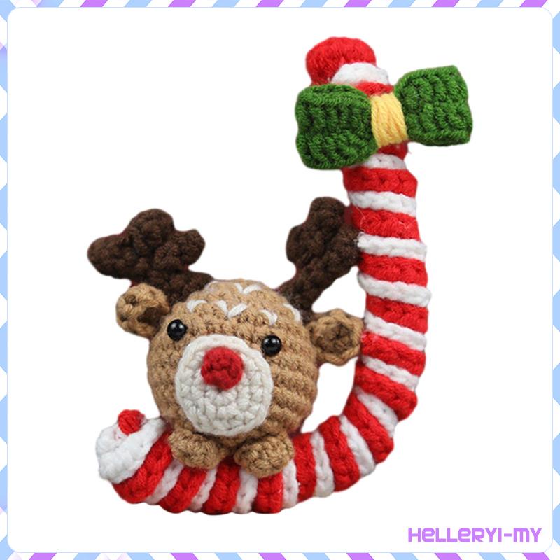[HellerydcMY] Christmas Crochet Kits for Beginners Holiday Decoration