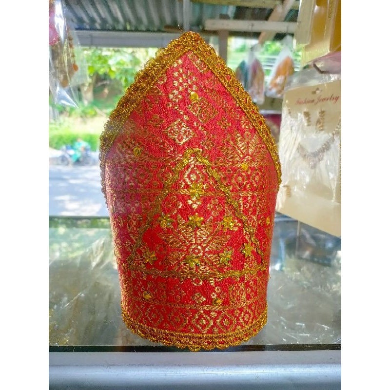 Hat/deta songket tanjak songket For carnaval Party Events | Shopee Malaysia