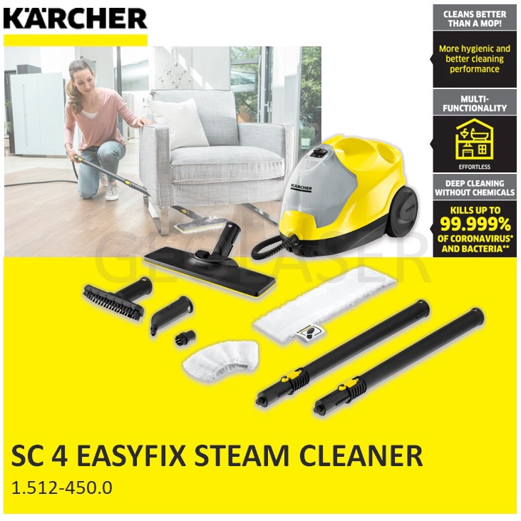 Karcher SC 4 2000W EasyFix Steam Cleaner Steamer Mop SC4 | Shopee Malaysia