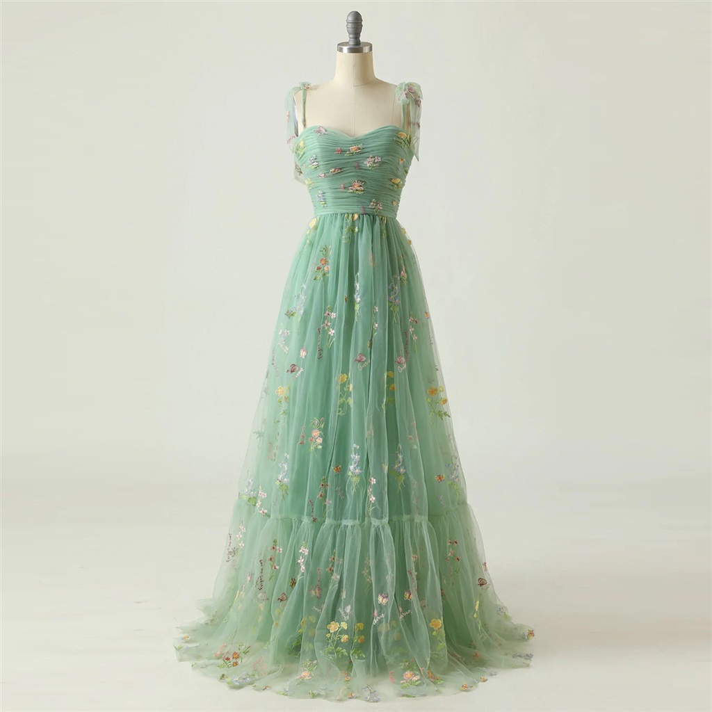 Ladies Dresses Party Dress Shopee Fashion Floral A Line Dress Elegant  High-end French High Waist