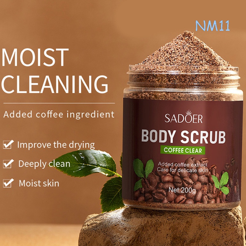 NM11 200g Coffee Scrub Body Scrub Skin Care Exfoliators Cream Facial