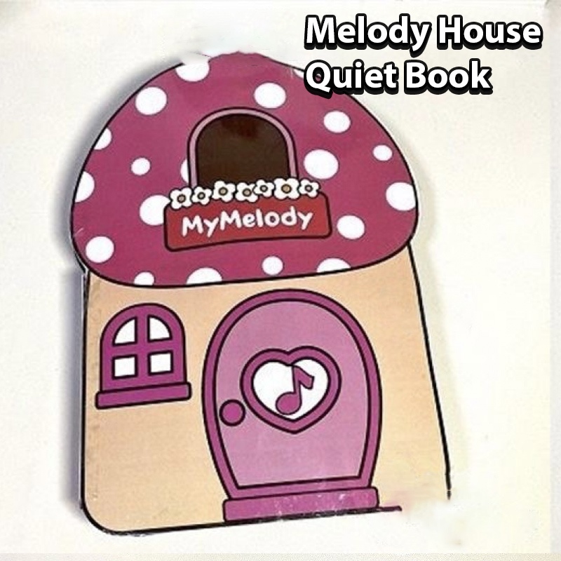 Kuromi DIY Toy Quiet Book Cinnamoroll Educational Toys Arts & Crafts Mymelody Full Set Of