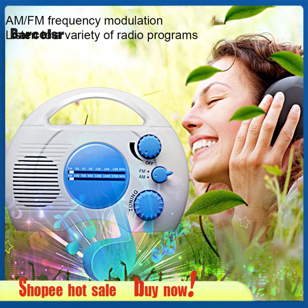 Portable Radio Subwoofer Powerful Shocking Sound Mono Channel IPX4