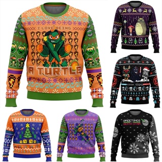 Faux Ugly Teenage Mutant Ninja Turtles Christmas Sweater