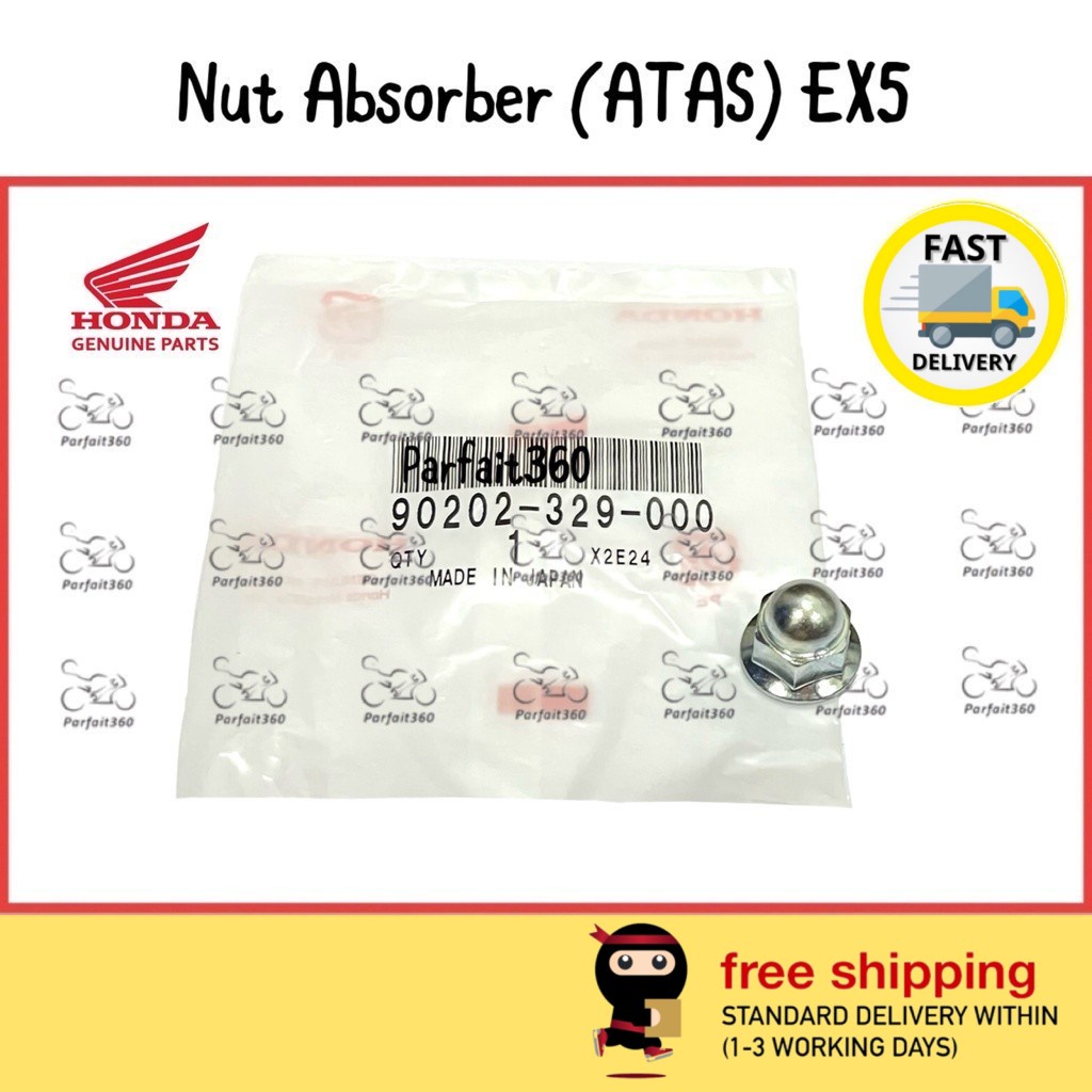 ( UPPER ) 90202-329-000 HONDA EX5 DREAM / POWER Nut Absorber TOP / Nut ...