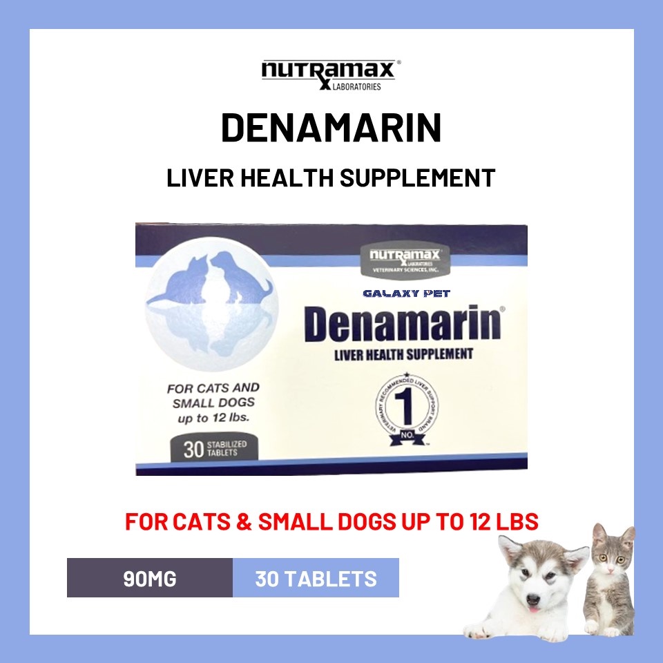 Nutramax Denamarin 90mg 30 tabs for cats & dogs/ Liver Supplement ...