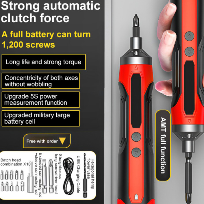 Handheld electric screwdriver Multi-function electric screwdriver ...