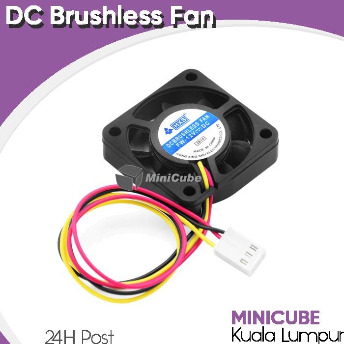 3 Pin 40x40mm DC 12V PC Computer CPU System Brushless Cooling Fan ...