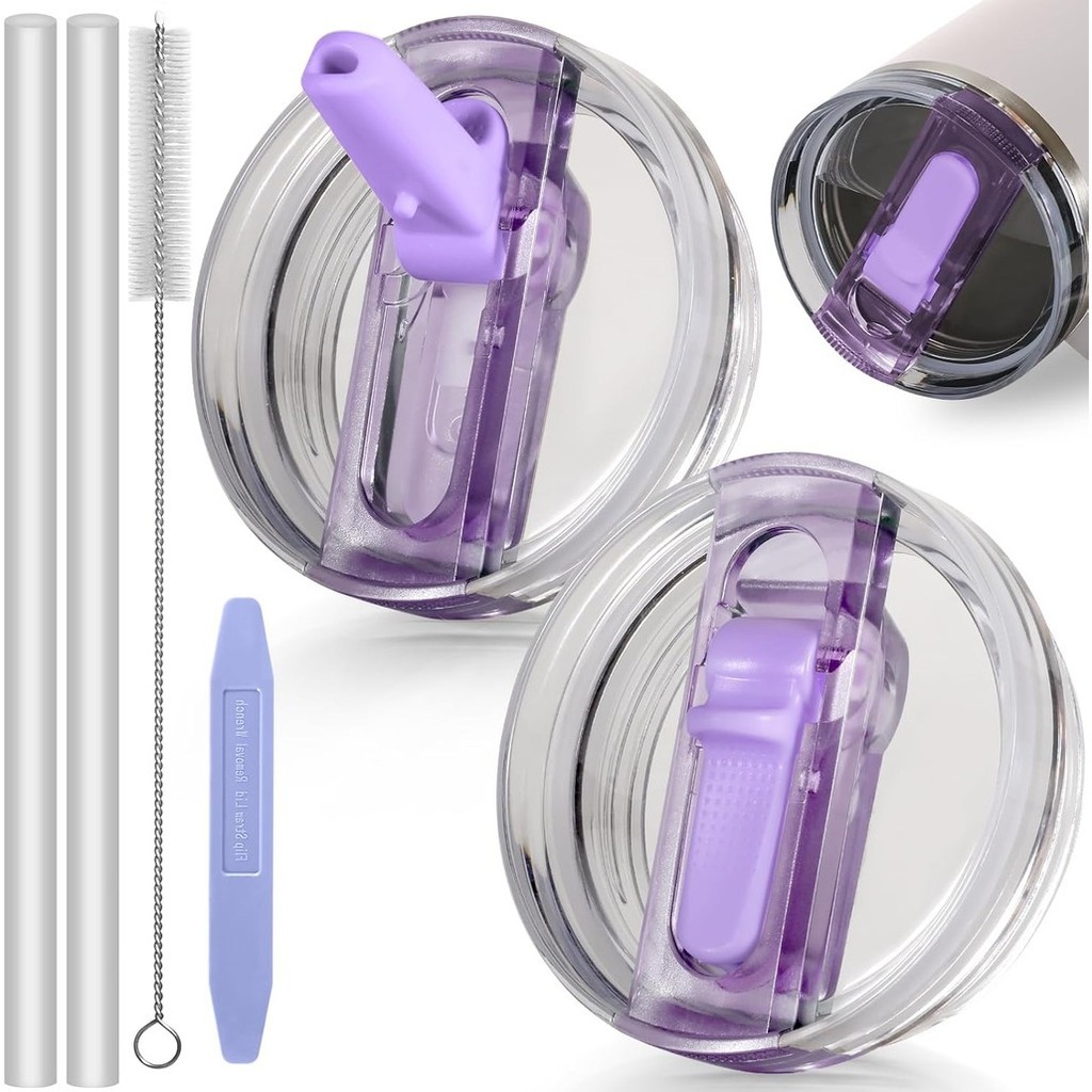 40oz Flip Straw Leak Proof Lid for 40oz Stanley Cup Accessories Stanley