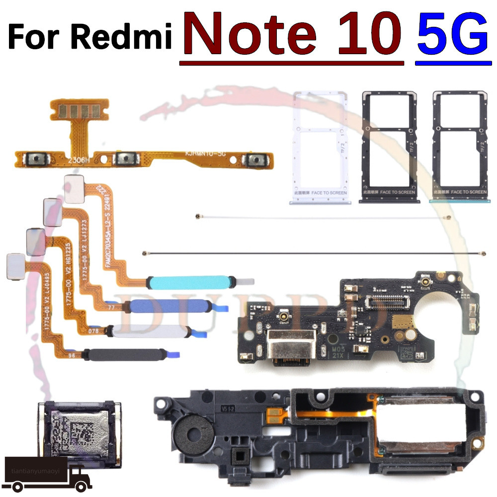 LoudSpeaker Earpiece Speaker SIM Card Tray Charging Port Board For ...
