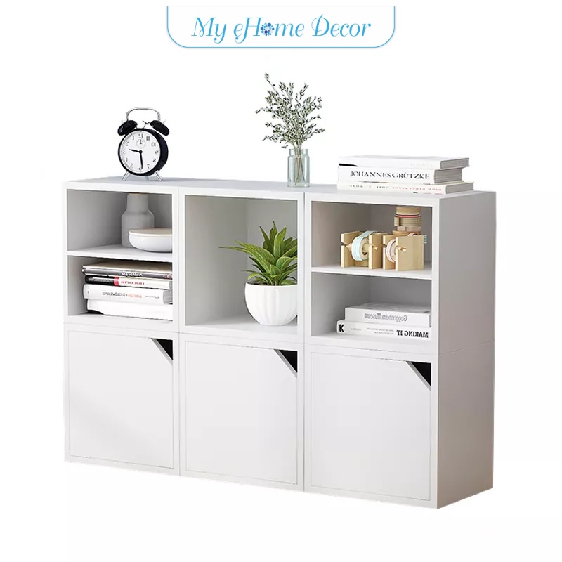 Free combination bookcase floor locker book storage rack living room ...