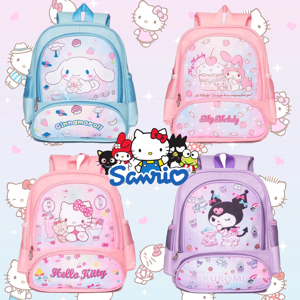 33/40cm Beg Sekolah Tadika Beg Kuromi Cinnamoroll Cute School Bags for ...