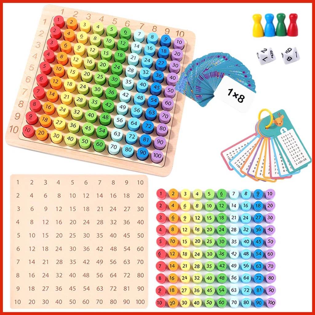Multiplication Board Game 3 in 1 Multiplication Table Board Game Early ...