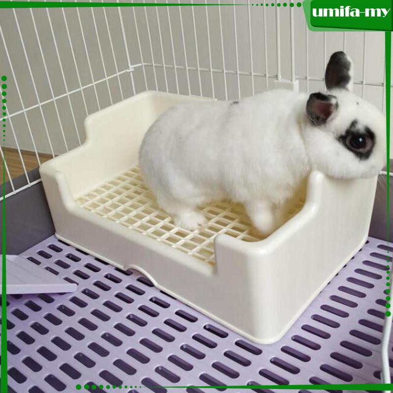[UmifaMY] Rabbit Litter Boxes Pet Toilet with Drawer with High Baffle