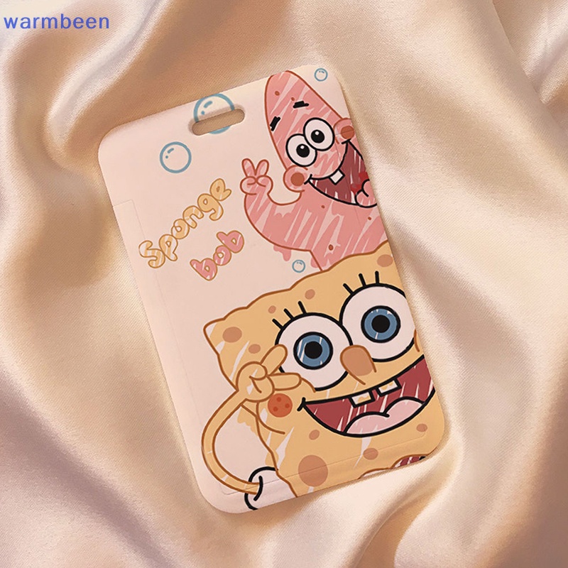 (warmbeen) Cartoon Cute SpongeBob SquarePants Ins Photocard Holder ...